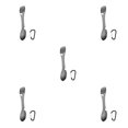 thumbnail image 1 of Maytalsory Stainless Steel Multifunctional Spork Integrated Meal Tableware Kitchen Gadgets for Outdoor Camping Picnic Black 5Set, 1 of 6