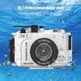 thumbnail image 1 of Housing TG7 Camera Waterproof Case Housing Case for Action Camera Underwater 60m/195ft Diving Protective Case with 52mm Threaded Interface & 67mm Lens Adapter Compatible with, 1 of 7