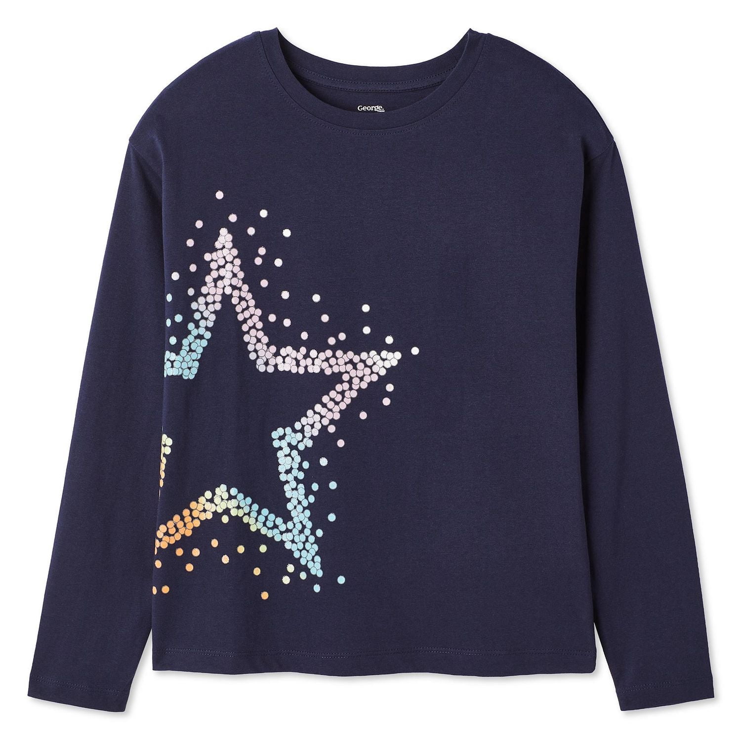 George Girls' Graphic Long Sleeve Tee