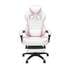 thumbnail image 1 of RESPAWN 110 Chaise de Jeu Style Course, Chaise Ergonomique Inclinable en Cuir avec Repose-Pieds (Rose et Blanc), 1 of 2