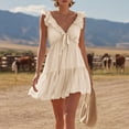 thumbnail image 1 of pstuiky Summer Dresses, Women V-Neck Sleeveless Mini Dress Summer Casual Sundress for Beach Party Going Out Essential Lightweight Short Dress, 1 of 8