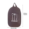 thumbnail image 2 of Portable Zoned Outdoor Tableware Storage Bag Camping Cutting Board Bag Tool Handbag Picnic Bag Kitchenware Storage Bag, 2 of 5