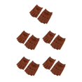 thumbnail image 1 of maskred Fashionable Retro PU Leather Men s Fingerless Driving Cycling Gloves Brown Button XL 5Set, 1 of 6
