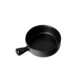 thumbnail image 1 of Youkk Ceramic Salad Bowl Handled Solid Color Adorable Washable Cute Home Breakfast Dinner Soup Fruit Bowls Tableware Black, 1 of 1
