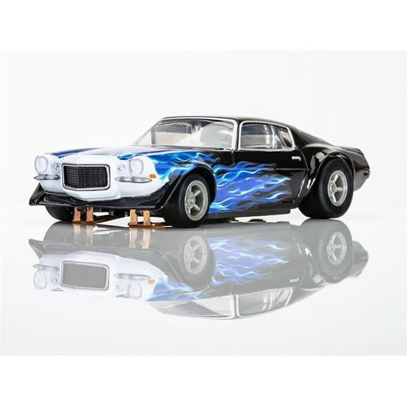 AFX Racing AFX22046 Camaro 1973 Wildfire HO Échelle Fente Voiture & 44; Noir et Bleu