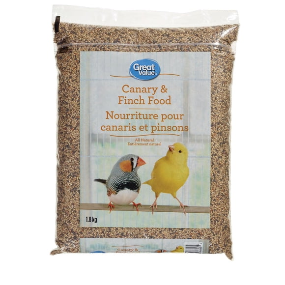 Great Value Canary & Finch Food, 1.8kg