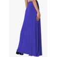 thumbnail image 4 of TheMogan Jupe Longue Maxi Décontractée en Jersey Drapé Pliable pour Femmes P-3X, 4 of 7