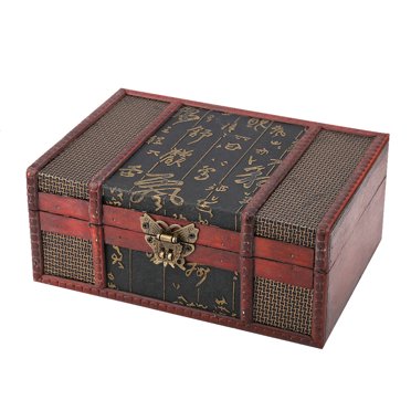 Storage Box, Wooden Storage Box, 9.1x6.3x3.9in For Storing Jewelry Room Decor Home Decor Storing Books