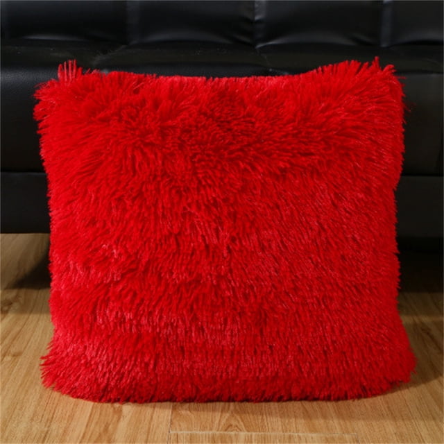 Textiles de Maison! PEZHADA Housse de Coussin en Peluche Courte Housse de Coussin de Canapé Housse de Coussin d'Hiver Housse de Coussin en Peluche