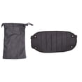 thumbnail image 3 of S SERENABLE Foldable Airplane Foot Hammock Breathable Travel Black, 3 of 8