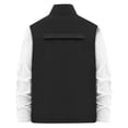 thumbnail image 3 of Styesk Jackets for Men Men's Thin Workwear Solid Color Stand Collar Sleeveless Jacket Tank, 3 of 3