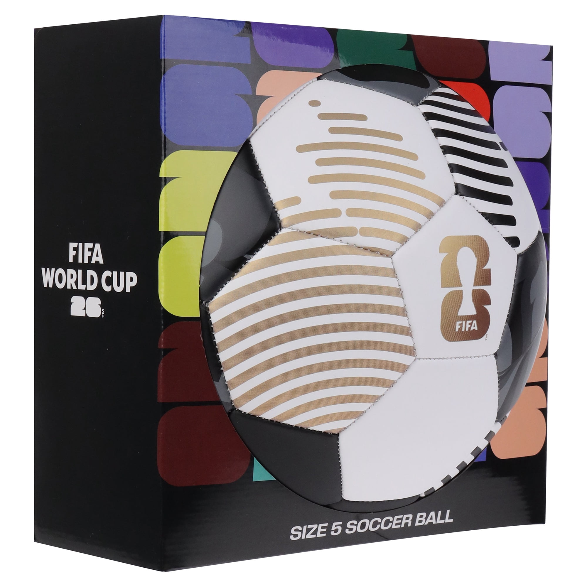Ballon de soccer thermocollé métallique de tournoi FIFA World Cup 26™