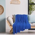 thumbnail image 4 of Unique Bargains Cotton Blanket Decorative Cable Knitted Throw Soft Knit Blankets, 4 of 10