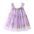 thumbnail image 1 of Robe d'Été Sans Manches pour Filles Tutu pour Filles Robes de Fée Robe en Tulle Tout-Petit 3-4 Ans, 1 of 5