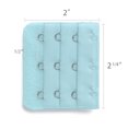 thumbnail image 3 of INSPIRE CHIC sous-Vêtements pour Femmes Boucle 3 Crochets Rangée Rallonge de Bretelle de Soutien-Gorge Ensemble Rose Bleu 4 Pcs, 3 of 5
