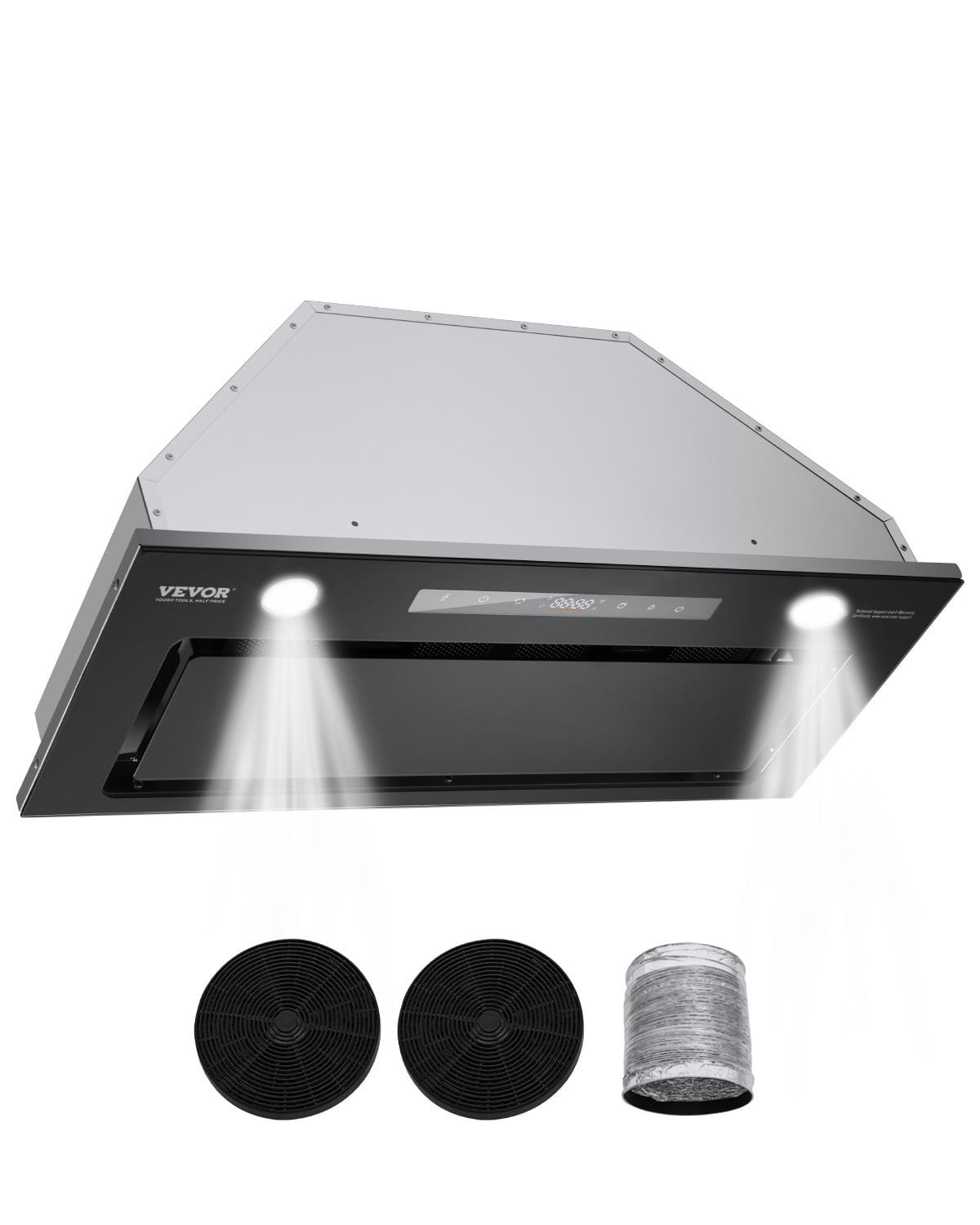 VEVOR 30in Built-in Range Hood Insert Vent Hood 800CFM Gesture & Touch Control
