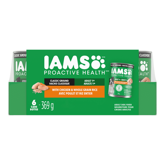 IAMS Proactive Health Chicken & Rice Multipack Adult Wet Dog Food 500g