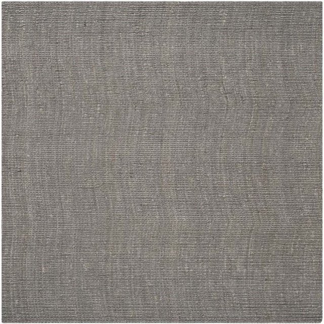 Safavieh Natural Fiber Square Rug in Light Grey