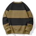thumbnail image 1 of Rbaofujie Chandails à Manches Longues pour Hommes Chandail à Manches Longues à Blocs de Couleur Personnalisé à Col Rond Décontracté à la Mode pour Hommes Grande Taille Chandails pour Hommes, 1 of 8