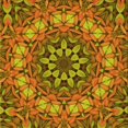thumbnail image 1 of Ahgly Company Tapis d'Intérieur Lavable à la Machine, Carré, Transitionnel, Brun Acajou, Tapis de Zone, 4 Pieds Carré, 1 of 7