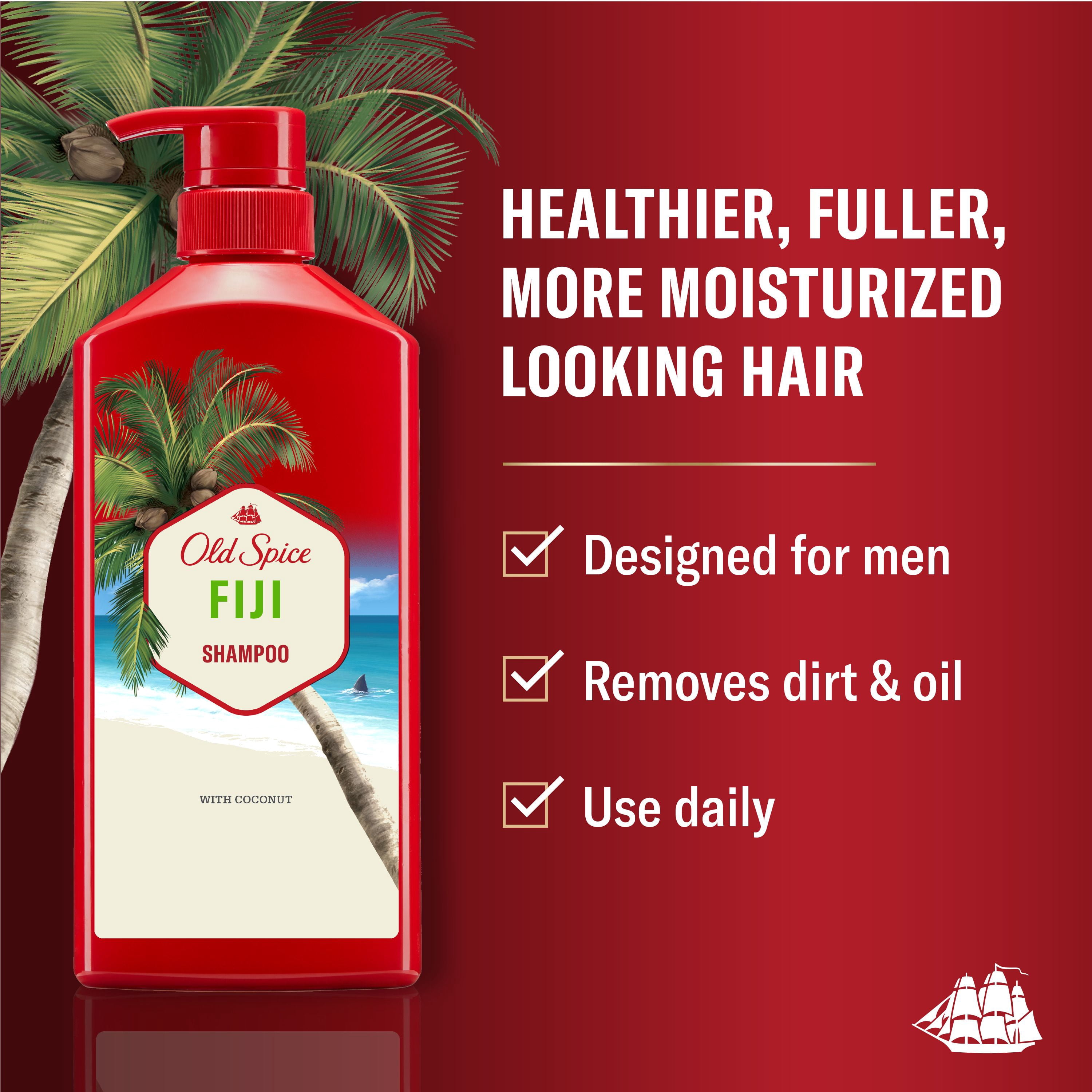 Old Spice Fiji Shampooing pour Hommes