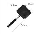 thumbnail image 3 of 3X Grilled Sandwich Maker,Bread Toast Breakfast Machine,Hot Sandwich Pan, Aluminum Flip Pan,Kitchen Tool, 3 of 7