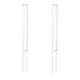 thumbnail image 1 of Shisuyan Book Clips Music Sheet Fixing Clips Transparent Acrylic 1 Pair 8.5x0.6in, 1 of 8