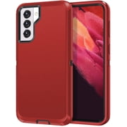 Designed for Samsung Galaxy S21 Heavy Duty Case, Triple Layer Protection Shockproof Dropproof Dustproof Anti-Scratch Phone Case Cover for Samsung Galaxy S21,Black