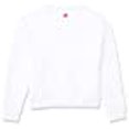 thumbnail image 3 of Hanes Girls ComfortSoft EcoSmart Crewneck Sweatshirt, M, White, 3 of 10