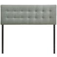 thumbnail image 2 of Emily Queen Upholstered Fabric Headboard - Gray, 2 of 4