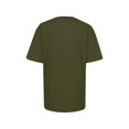 thumbnail image 2 of Innerwin T-Shirt Papillon Imprimé Lettres pour Femmes Manches Courtes Basique Vert Armée m, 2 of 5