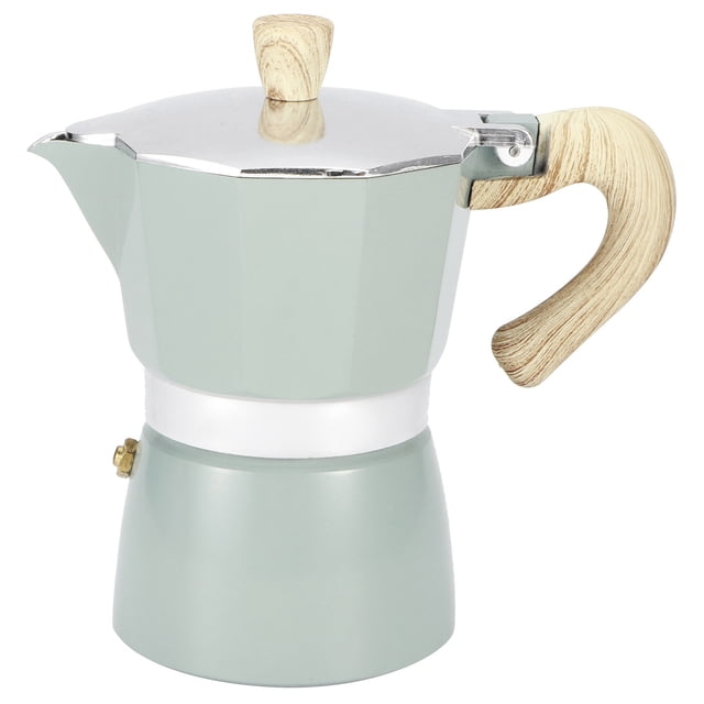 Stovetop Coffee Maker, Lake Blue Durable Coffee Pot, For Cafe Home 150ML