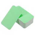 thumbnail image 1 of Unique Bargains 3.5' x 2' Blank Paper Business Cards Small Index Flash Cards Message Note Card, Green 300 Pack, 1 of 5