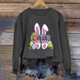 thumbnail image 4 of EGNMCR Easter T-Shirts Imprimés pour Femmes T-Shirts Graphiques T-Shirts pour Femmes T-Shirt à Col Rond pour Femmes Haut à Manches Longues Imprimé Easter Chandails T-Shirt pour Femmes, 4 of 5