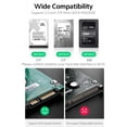 thumbnail image 5 of Graflsoa Boîtier SATA HDD/SSD USB 3.1 Type-C 2,5 Pouces - Installation Sans Outils, Boîtier ABS, Conception Compacte et Légère (Inclut Câble et Adaptateur), 5 of 5