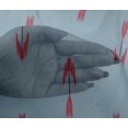 thumbnail image 4 of oneOone Viscose Chiffon Fabric Arrow Ikat Print Sewing Fabric BTY 42 Inch Wide, 4 of 4