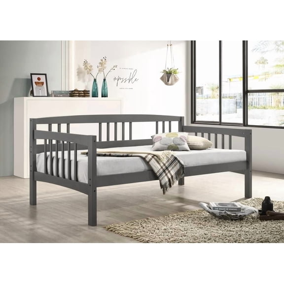 Lit de jour simple Chandler, Gris