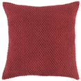 thumbnail image 1 of HomeRoots 403487 Coussin Décoratif Moderne Texturé en Nubby Merlot Profond, 1 of 1