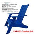 thumbnail image 2 of Modern Adirondack Chair, Plastic Muskoka Chair, Maintenance Free., 2 of 3