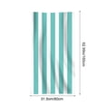 thumbnail image 3 of Green Microfiber Beach Towel Green Stripe Large Size 80X160Cm #0ROR0, 3 of 8