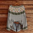 thumbnail image 2 of WTXUE Chandail Rétro Fair Isle Vintage à Imprimé Artistique pour Femme, Chemisiers Légers, Hauts Boho, Chandails Décontractés à Imprimé Léopard en Tricot, Chandail à Manches Longues à Col Rond, Hauts Bohémiens, Gris P, 2 of 3