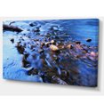thumbnail image 2 of Panorama de Rivière Bleu Roche - Grande Oeuvre sur Toile de Plage, 2 of 3