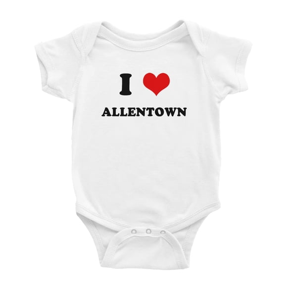Je Cœur Allentown Amour Drôle Cache-Couche pour Bébé