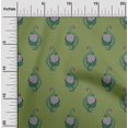 thumbnail image 1 of oneOone Polyester Lycra Fabric Leaves & Floral Block Fabric Prints By Yard 56 Inch Wide, 1 of 4