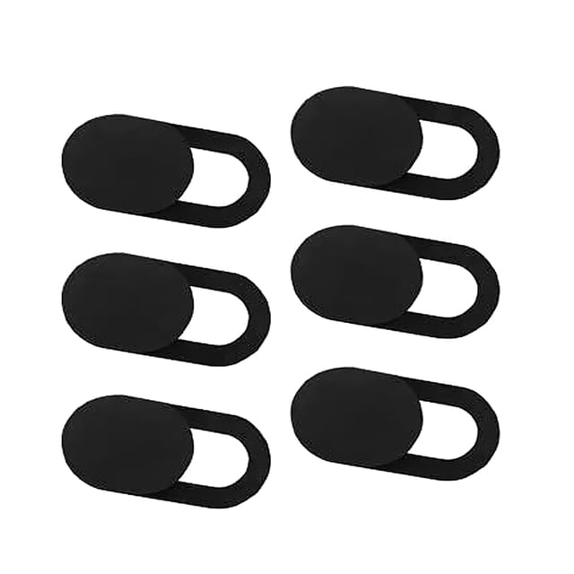 Amdohai Camera Protection Ultra Thin Webcam Cover For Computers Laptops Tablet Cover 6PCS Black