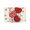thumbnail image 2 of Wooowa Valentine's Day Printed Placemat 11.8x17.7 Inches - Heat-Resistant Table Decor for Kitchen, Home & Holiday Parties, 2 of 6