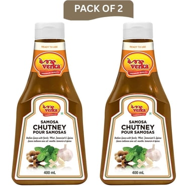 Verka Samosa Chutney, 400ml, Pack of 2