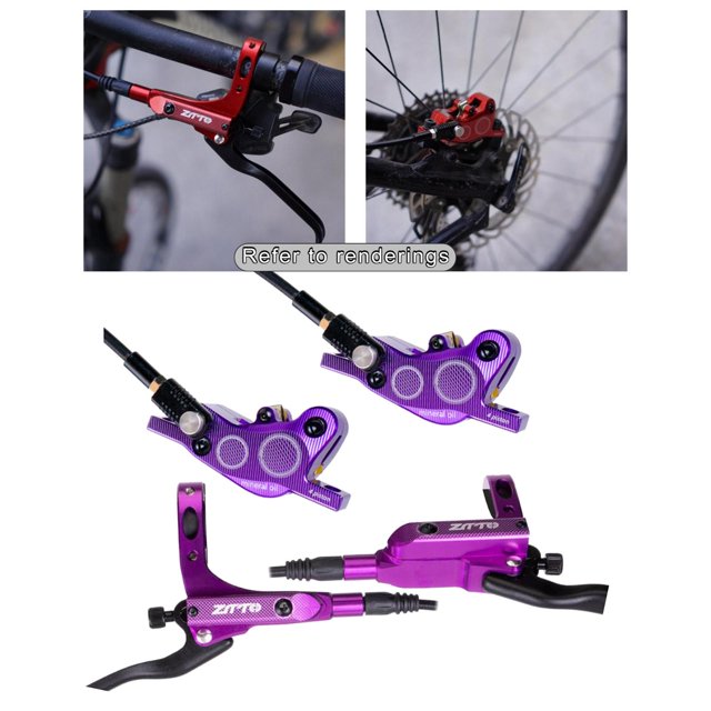 Brake Caliper Hose Set, Aluminium Alloy Bike Hydraulic Disc Brake