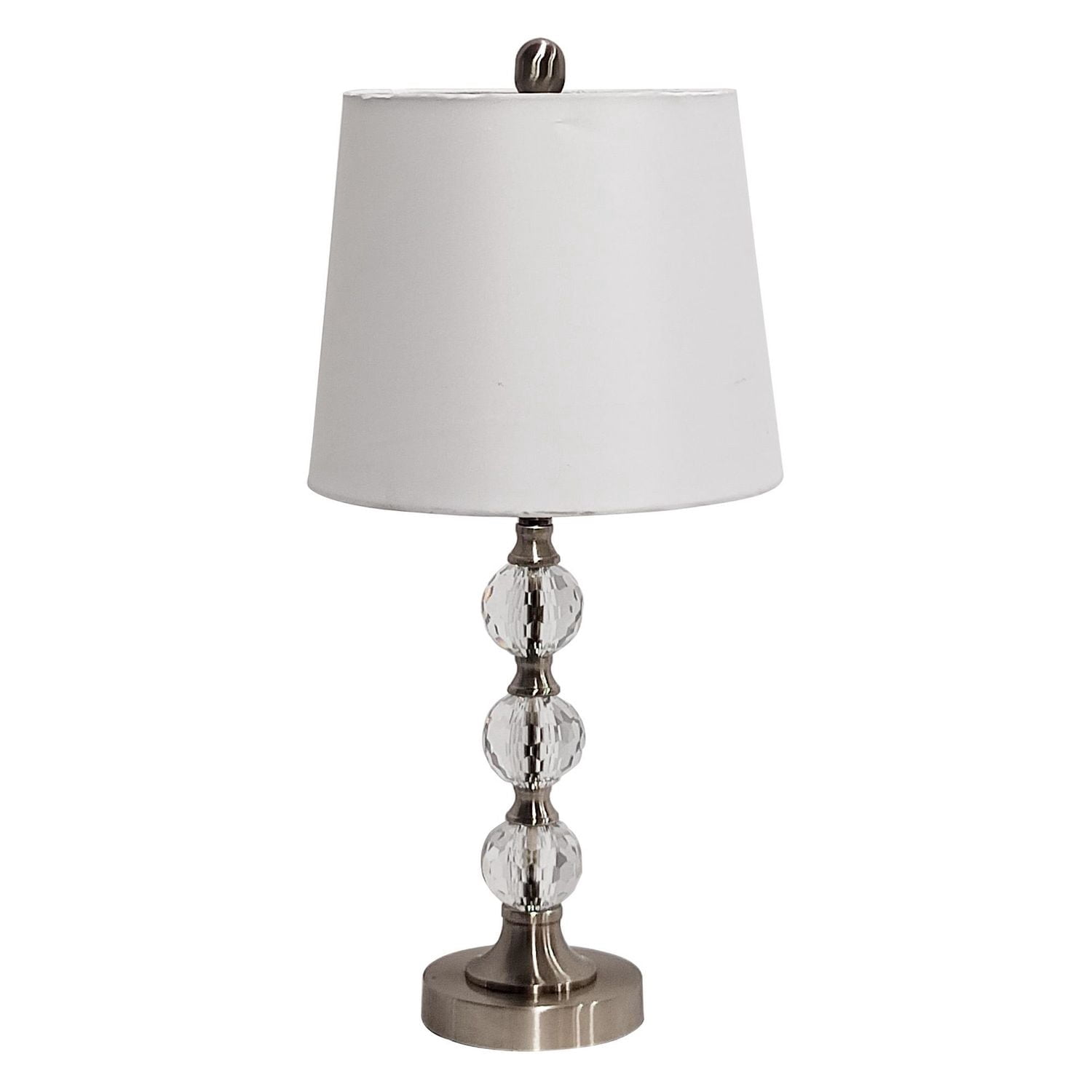 Lampe de table en cristal de 23 po Home Trends