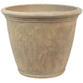 thumbnail image 1 of Sunnydaze Jardinière d'Extérieur à Double Paroi en Anjelica Résistante aux Intempéries - 24 Pouces - Beige, 1 of 10